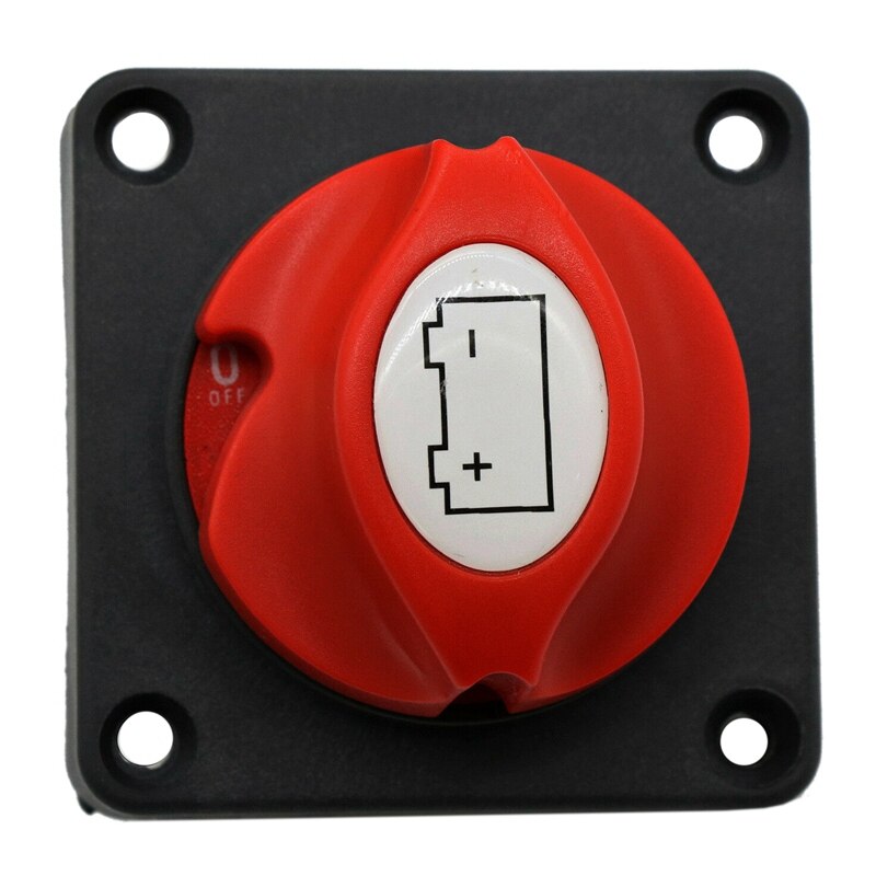 Battery Disconnect Cut On/Off Rotary Switch 12V Boat Rv Atv Marine Boat Switch
