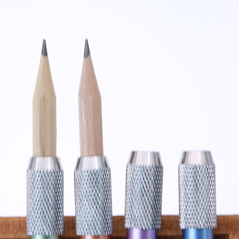 Spiral Brush Adjustable Aluminum Alloy Holder Extension Line Art School Office Stationery Writing Tool