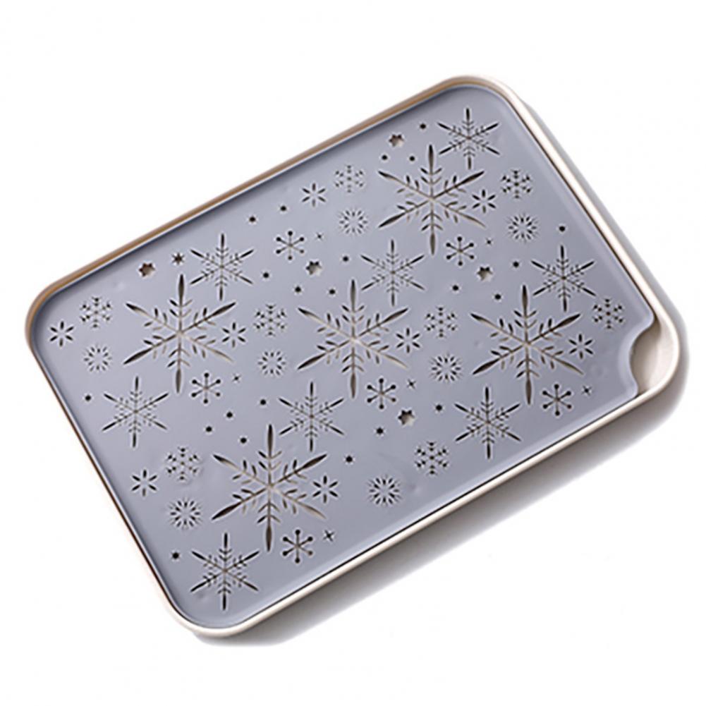 Drain Tray Rectangular Double Layer Plastic Portable Drainer Sink Tray for Kitchen