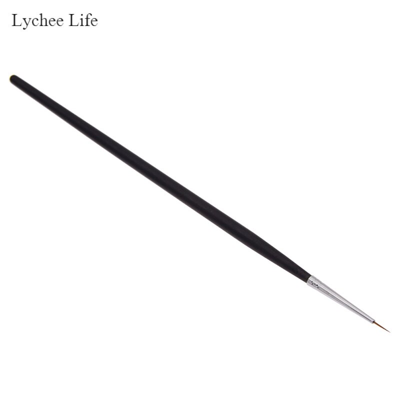 Lychee life 00000 superfin lera borste diy docka ansikte smink rita linje penna målning modellering spetsig detalj polymer lera verktyg
