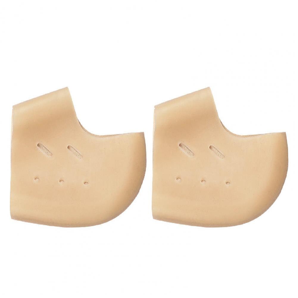 2Pcs Vrouwen Man Hak Covers Schokabsorptie Langzaam Druk Voet Pads Met Doek Hak Protector Beschermhoes