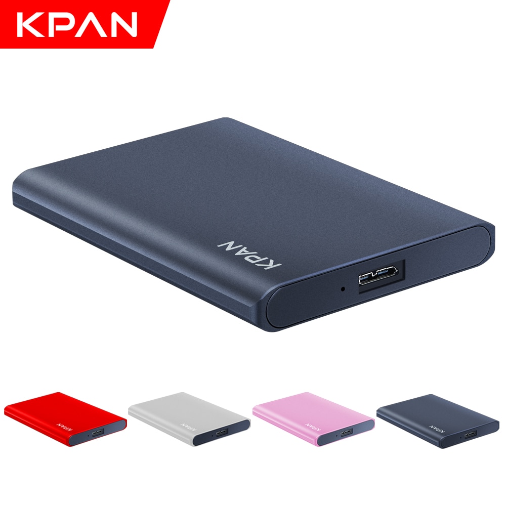 Stijl Kpan Metalen Dunne Externe Draagbare Harde Schijf 500Gb Opslagcapaciteit Disco Duro Portátil Externo Voor Pc/mac