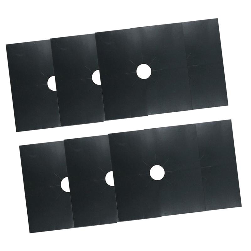 Gas Hob Protector Universal Heavy Duty Oven Liners Teflon Sheets (Black)