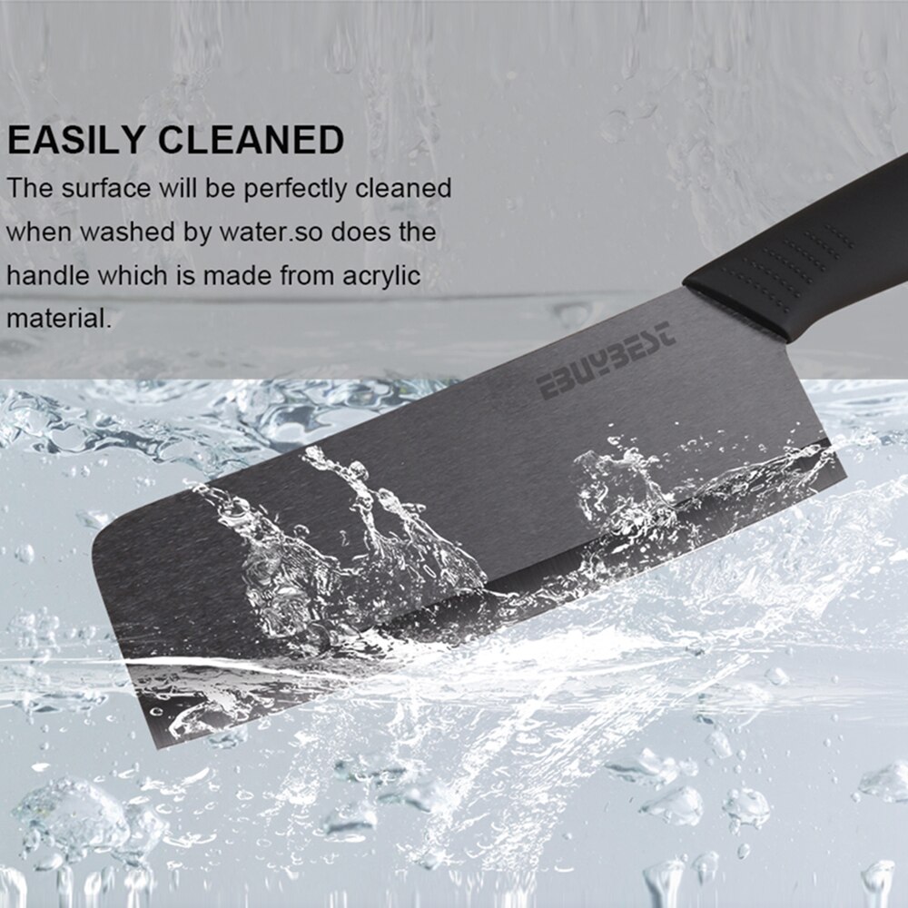Couteaux en céramique couteau de Chef 6.5 pouce lame noire fruits légumes viande couteaux de cuisine couteau en céramique pour outils de cuisine