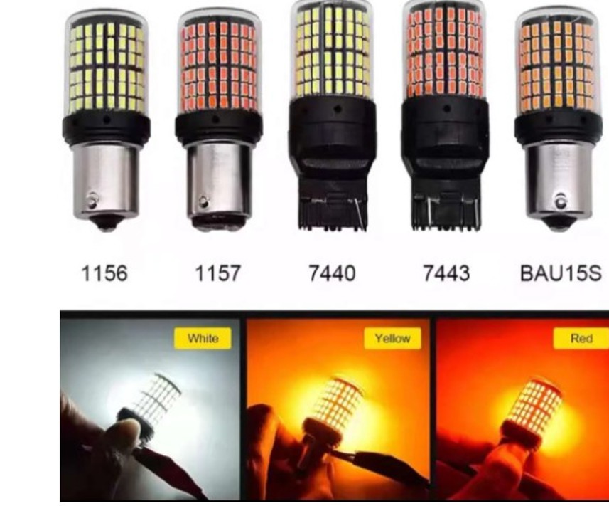 Ampoule LED rouge Super brillante 14.8 BAY15D 1157 2357, 1x2057 Watts 12V, pour voiture RV, feux de recul, clignotants Li, 3014 smd