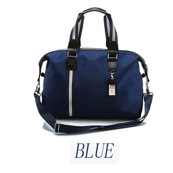 Grote Capaciteit Reistas Hand Bagage Reistas Size Mannen Weekend Bag Multifunctionele Waterdichte Reistas: Small blue