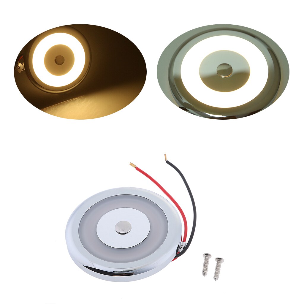 Plafonnier led ultra-mince pour voiture de camping-car, lampe de chambre à coucher, lampes de lecture intérieures