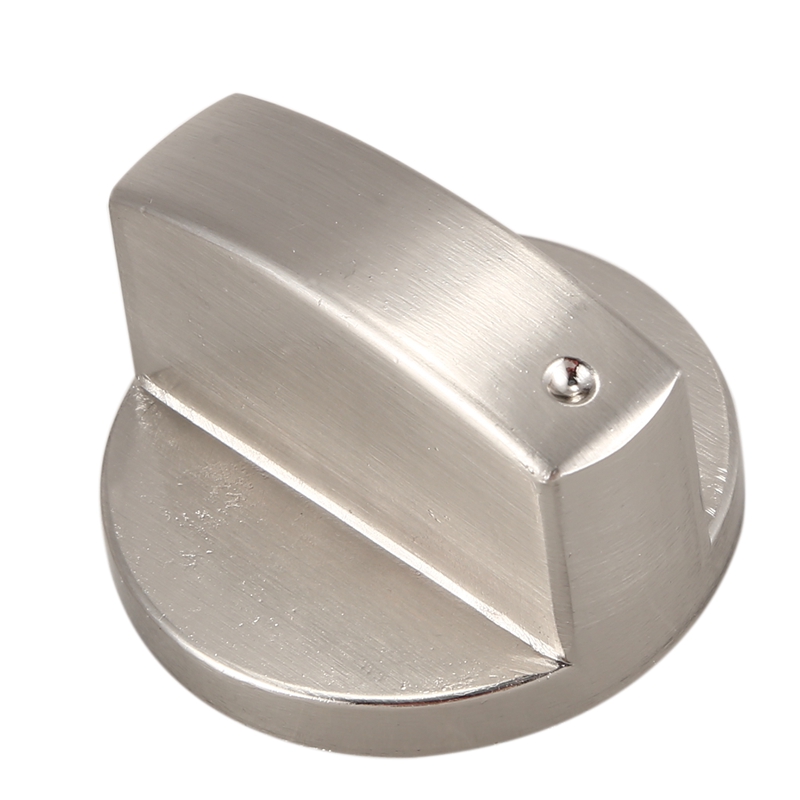 Kachels Fornuis Knoppen, Oven Knop (4 Stuks),6Mm Universal Silver Gasfornuis Bedieningsknoppen Adapters Oven Draaischakelaar Koken Oppervlak Con