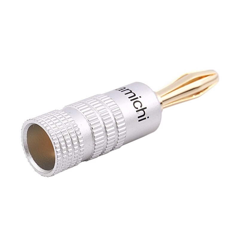24 pcs 24K Gold Nakamichi Speaker banana plug o Jack connector