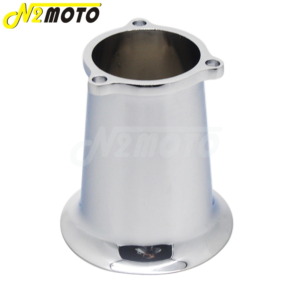 Chrome Motorcycle 6061 Billet Aluminum Velocity Stack Carburetor Air Cleaner For Harley Carburetor Velocity Stack Cv Carburetor