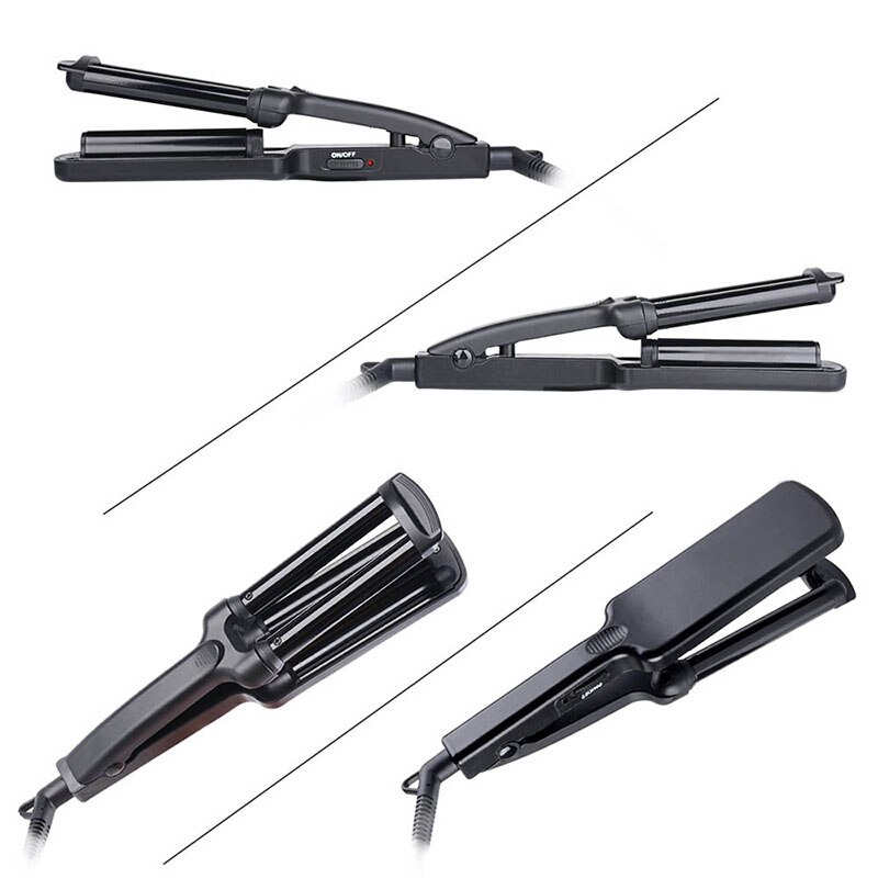 Rizador de cabello , Mini rizador de 3 barriles, rizador de cerámica, rizador de cabello mágico, pinzas rizadoras, rizador de cabello, rizadora varita, herramientas de peluquería