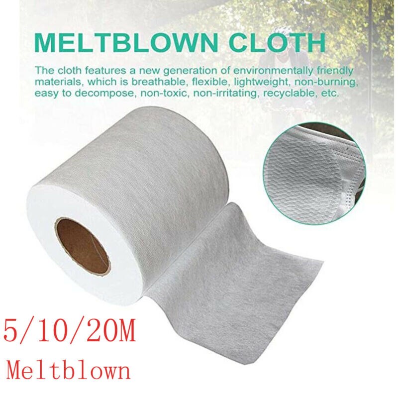 Meltblown tela no tejida DIY boca Craft filtro interlineado tela