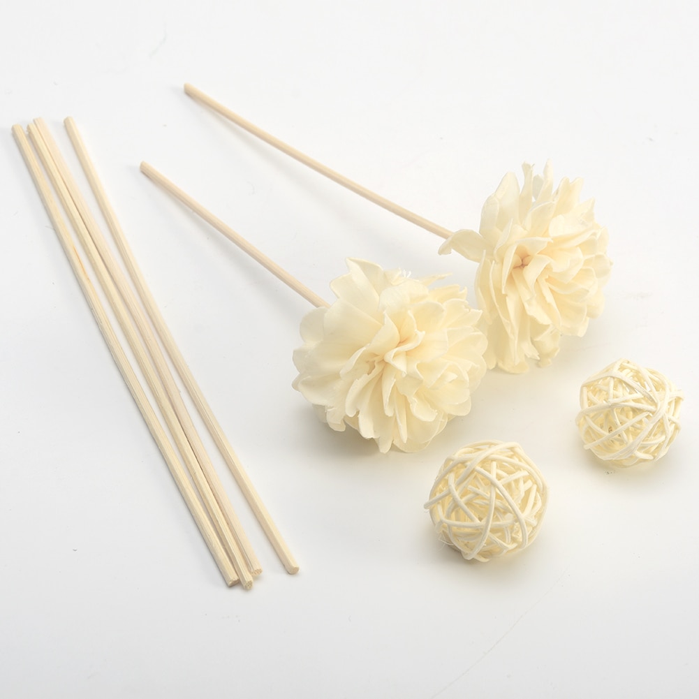 Spa Aroma Diffuser Set Essential Oil Ball Office Decoration Exquisite Lightweight Rattan Dry Flower Car Home Fragrance