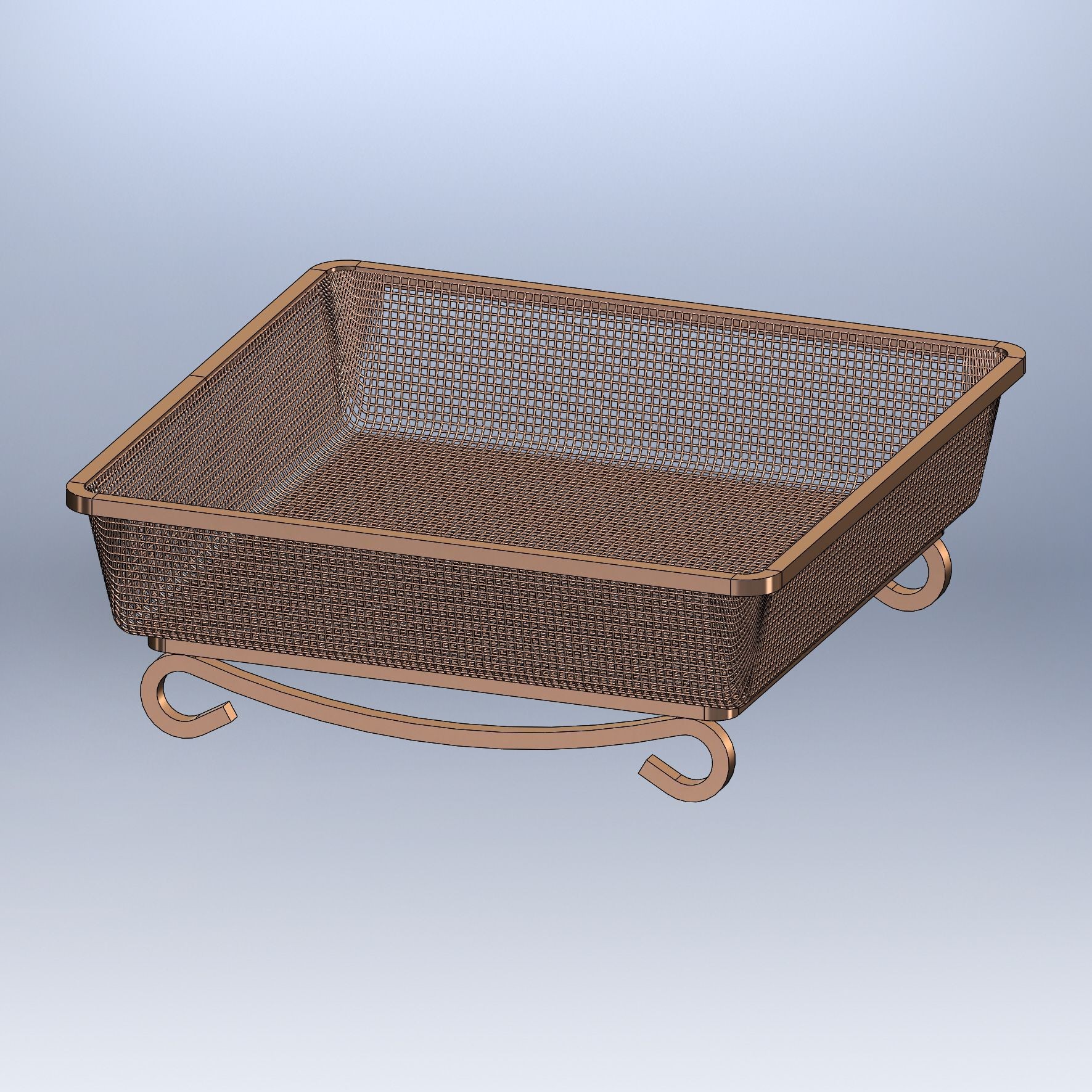 Automatic Feeder Bird Food Ground Hummingbird Feeder Metal Mesh Platform Seed Tray for Outdoor Feeders Villa Garden Decoration: Bronze