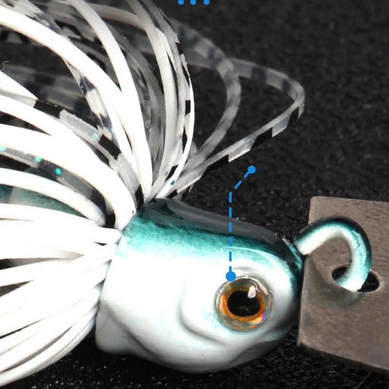 12g Chatter Bait Spinner Bait Weedless Fishing Lure Buzzbait Wobbler Chatterbait For Bass Pike Walleye Fish