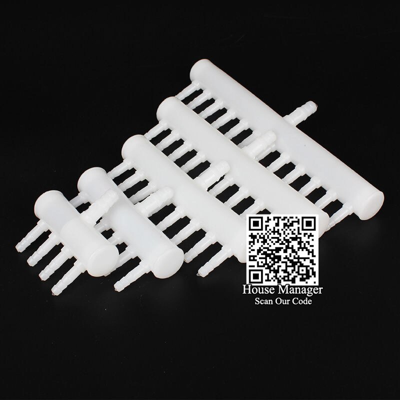 Aquarium Air Splitter Multi Control Fish Tank Air Pump Flow Splitter Distributor Valve Tap Lever use with pipe tube