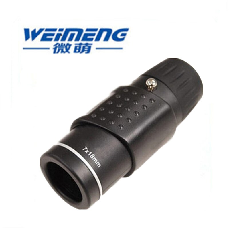 Weimeng brand 7*18 keer Monoculaire telescoop Mini blauw film changing bril HD & HQ fabriek direct supply
