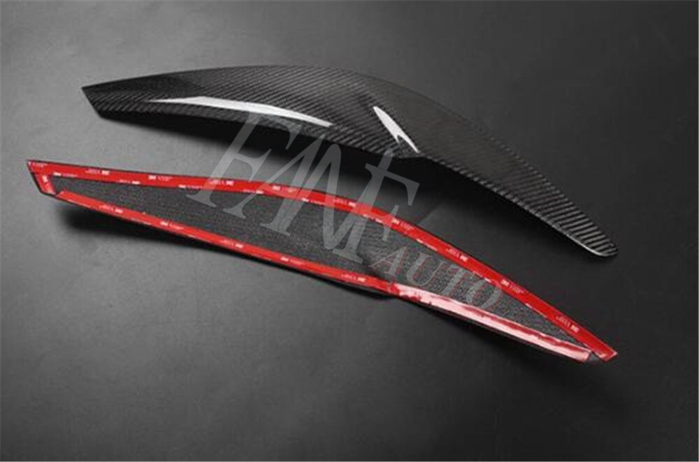 Carbon Fiber Headlight Cover Eyebrows Eyelids for Toyota Corolla