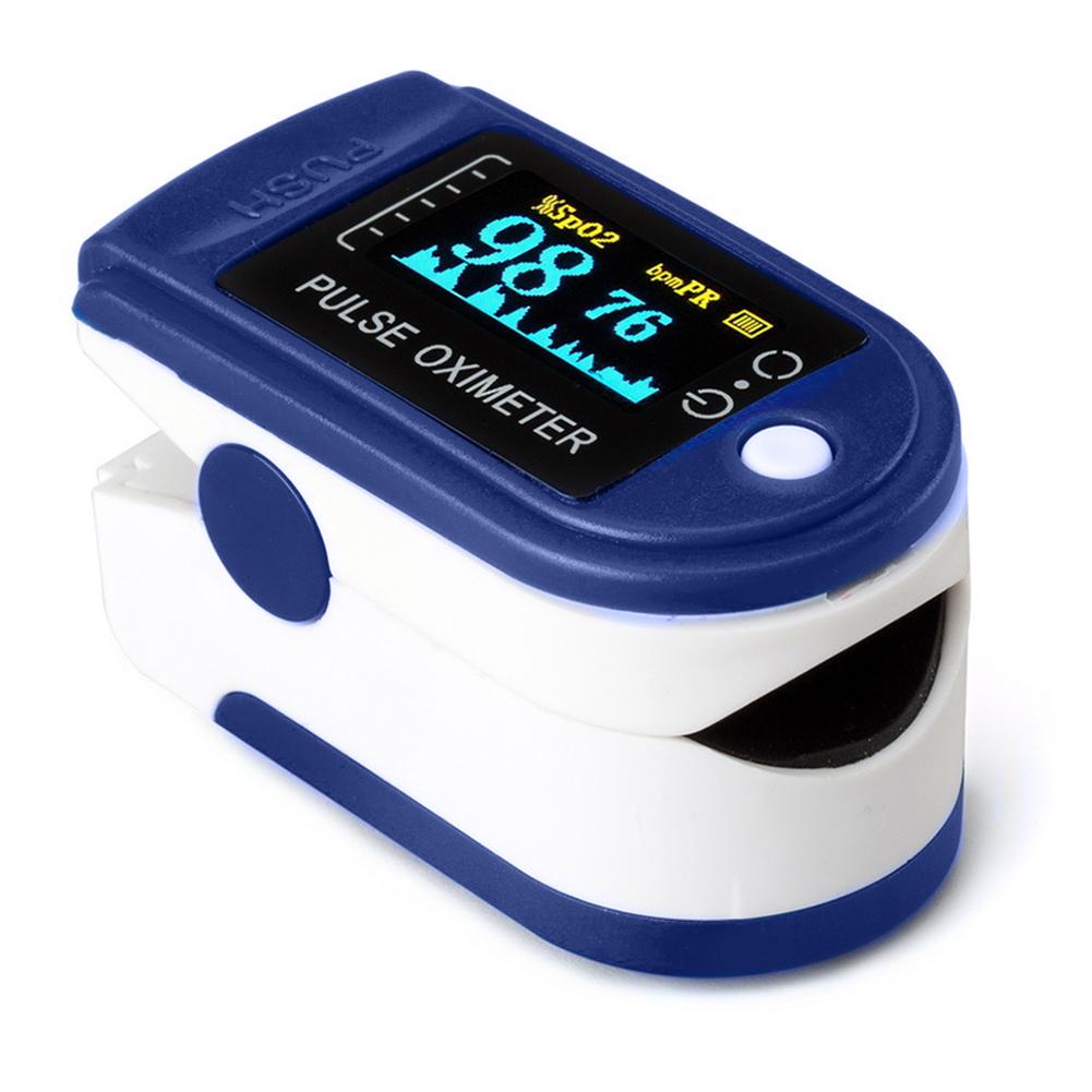 Vingertop Pulsoxymeter Digitale Pulsoximeter Led Saturatiemeter Blood Oxygen Hartslagmeter SpO2 Gezondheid Monitoren De Dedo