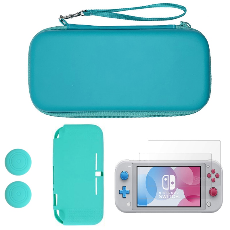 Switch Lite -kit de accesorios, bolsa de almacenamiento para Nintendo Switch Lite NS, funda protectora portátil de viaje, Color puro