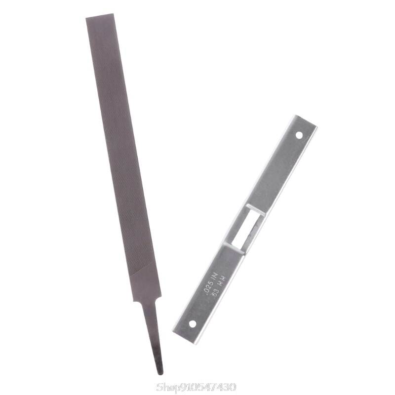 Chainsaw Lawn Mower Depth Gauge Steel Flat File Sharpening Tool Kit Guide Tester D09 20
