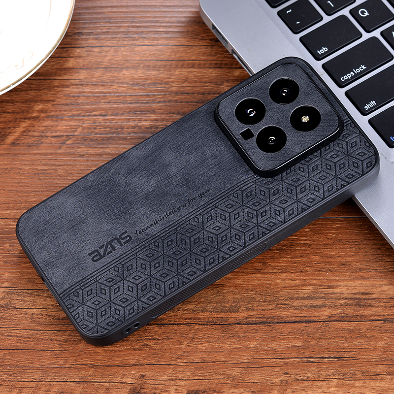 For Xiaomi 14 5G Чехол Для Phone Cases Back Cover Skin Shockproof Fundas For Xiaomi 14 Coque Capa Bumper ケース: Dark Grey