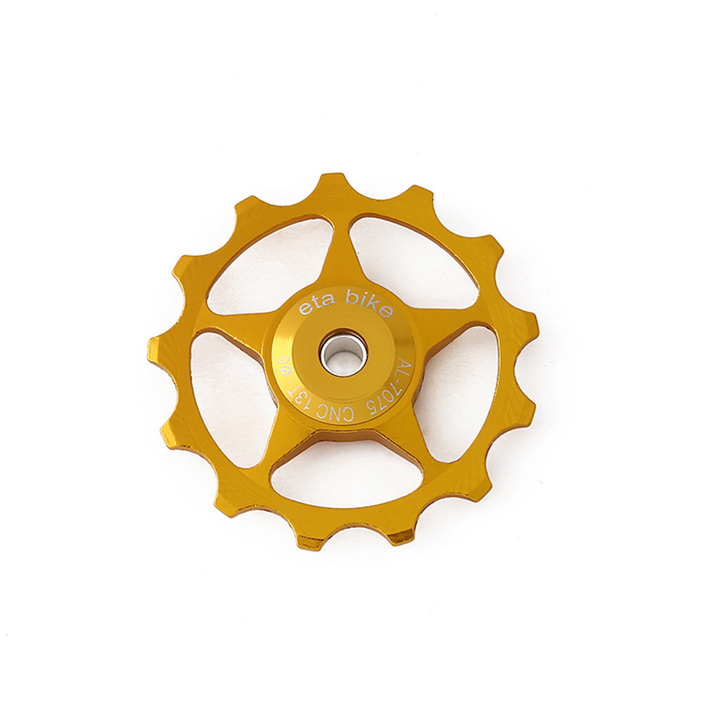 13T Ultralight MTB Aluminum Alloy Bike Bearing Jockey Wheel Rear Derailleur Pulleys Outdoor Bicycle Parts: GD