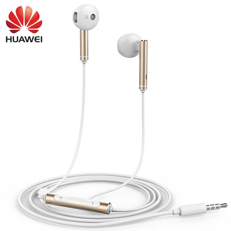 Huawei  am116 øretelefoner original med kontrol mikrofon højttaler headset 1.2m længde kablet support android til xiaomi huawei vivo: Default Title