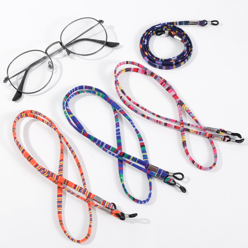 Bohemia Cotton Sunglasses Strap Eyeglass Chain Reading Glasses Chain String Holder Mask Neck Cord Eyewear Spectacles Necklaces