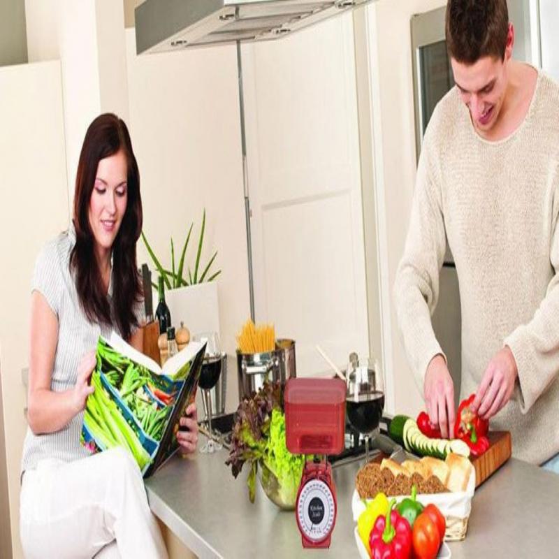 1KG Small Square Scale Spring Scale Cake Scale Measuring Scale Tray Scale Kitchen Scale Baking Scale DIY Cake Kitchen Supplies