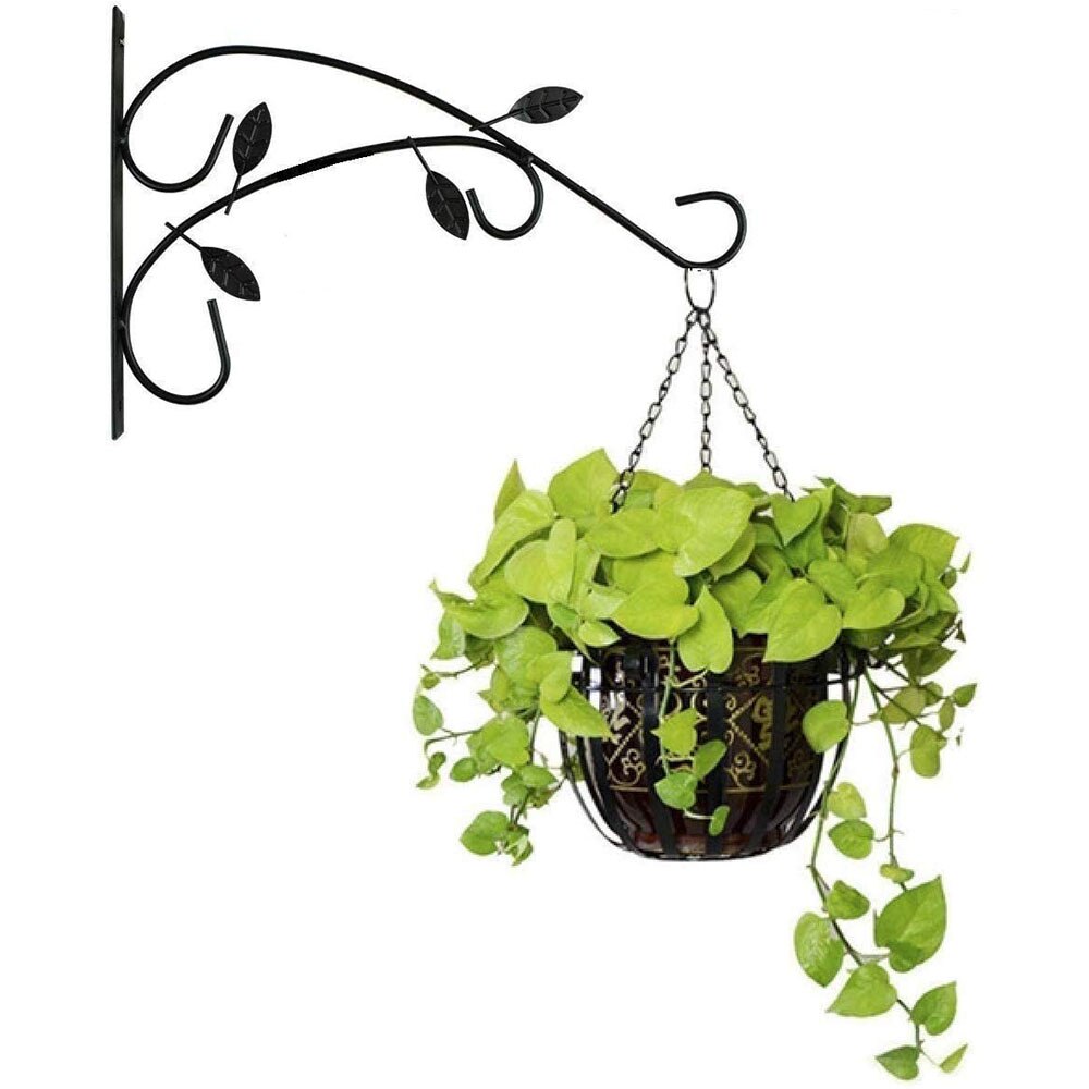 2 teile/los Hängen Pflanzen Halterung Zauberstab Hängen Blumentopf Unterstützung Halterung Haken Eisen Aufhänger Pflanzen Halfter Balkon Hause Dekoration