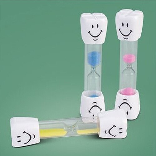 Enfants enfants dent brossage minuterie 3 Minutes souriant visage sablier sablier douche sablier sablier horloge sablier