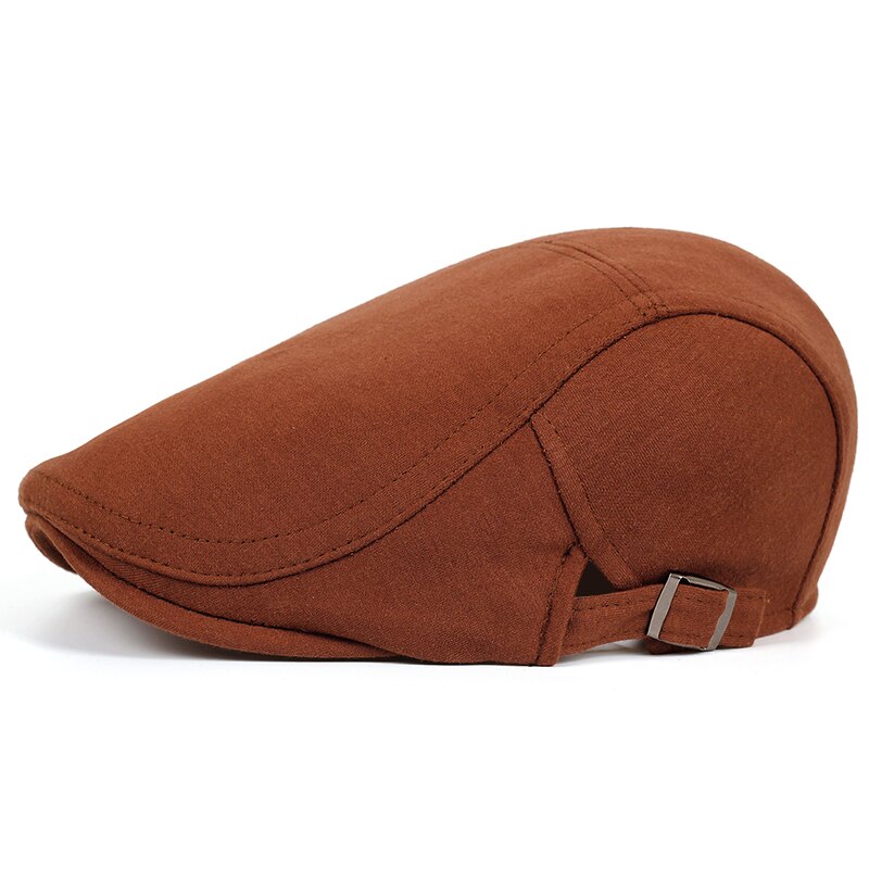 Bomuld mænd kvinder blød baret flad kasket driver retro vintage blød afslappet bager avisdreng kasketter cabbie hat