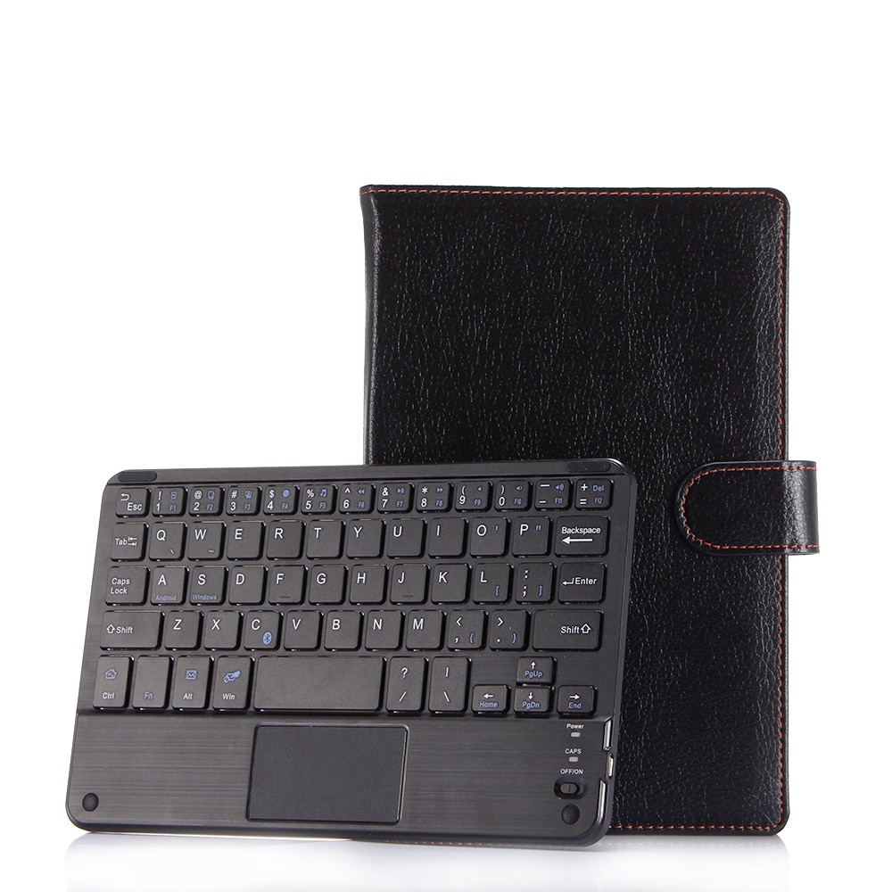 Deepfox Bluetooth Keyboard Case For 7 8 9 10 inch iPad Tablet PU Leather Protective Case Stand Cover with Bluetooth Keyboard