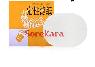 Qualitative 100 sheets of 7cm Analysis Filter Paper Low speed