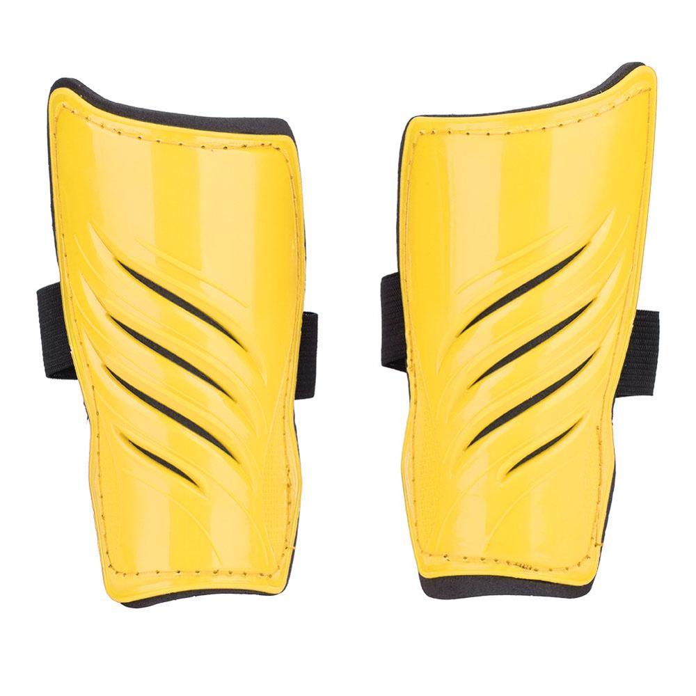 1 Pair Anti-collision Soccer Shin Guards Pads 5 Color Kids Football Shin Pads Leg Sleeves Soccer Shin Pads Knee: Yellow