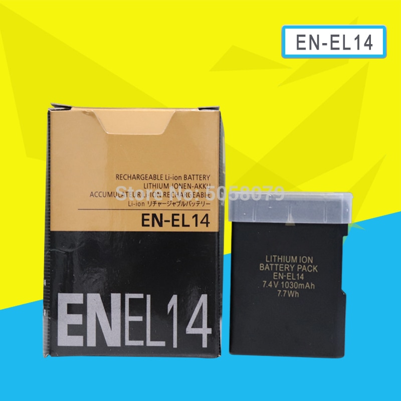 EN-EL14 Digitale Batterijen ENEL14 En EL14 Camera Batterij Pack Voor Duurzaam D5200 D3100 D3200 D5100 P7000 7100 Mh-