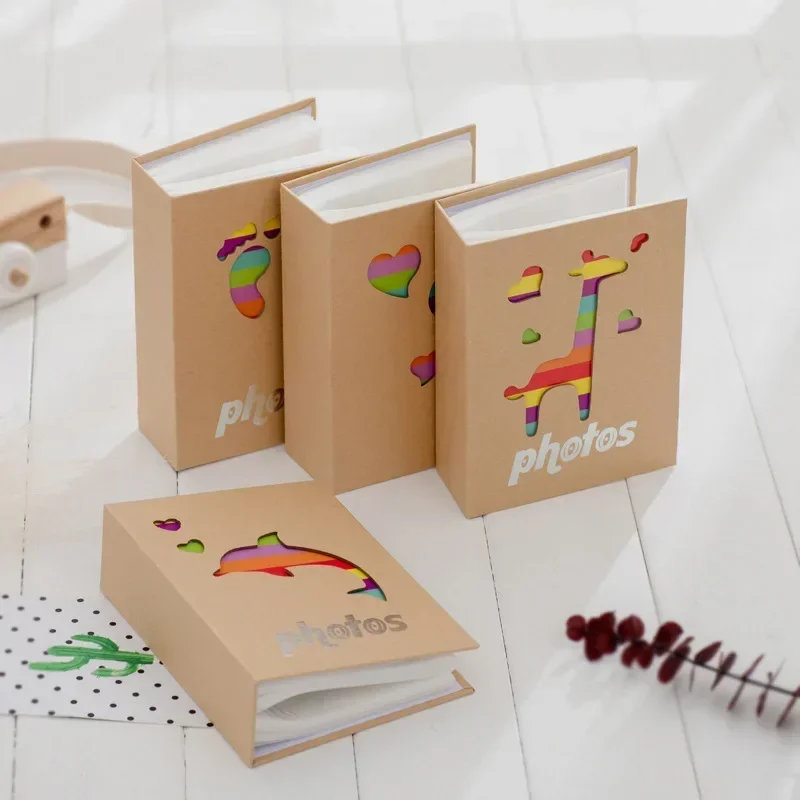 6 tommer mini fotoalbum billedopbevaring 100 lommer scrapbooking billede gemmer hukommelse øjeblikkeligt fotoalbum billede