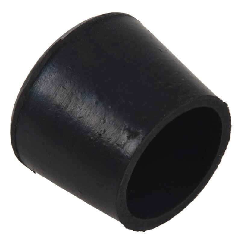 Gummi Möbel Krücke Füße Hocker Stuhl Bein Spitze Pad 12Stck Schwarz
