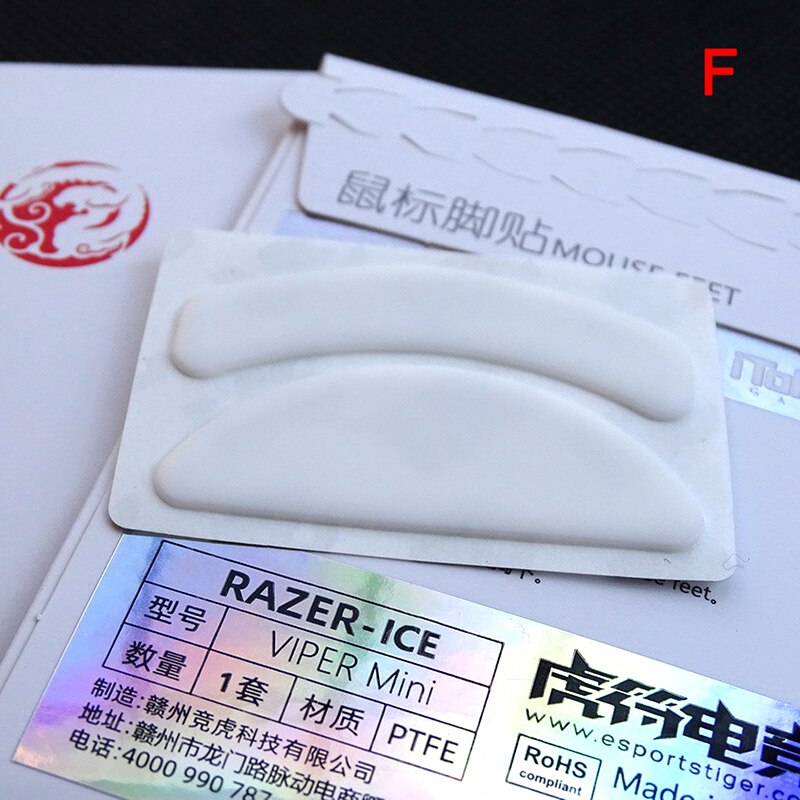General Enhanced Ice Edition Mouse Skates Feet For Razer Viper/Viper Ultimate/Viper Mini White Glides