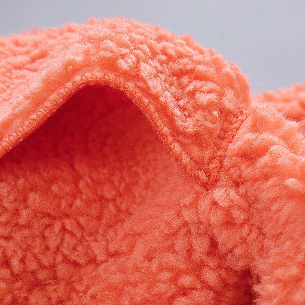 Cute Baby Ear Coat Autumn Winter Fleece Children's Sweaterr Boys And Girls Hoodie Jacket Baby Girl Winter Coat Color Matching