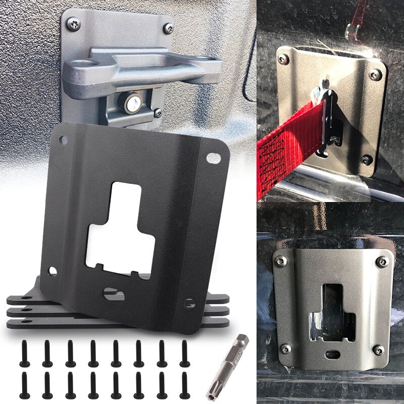 For Ford Boxlink Tie Down Mount Bracket Bed Load Hook Reinforcement Panel for Raptor F150 F250 F350