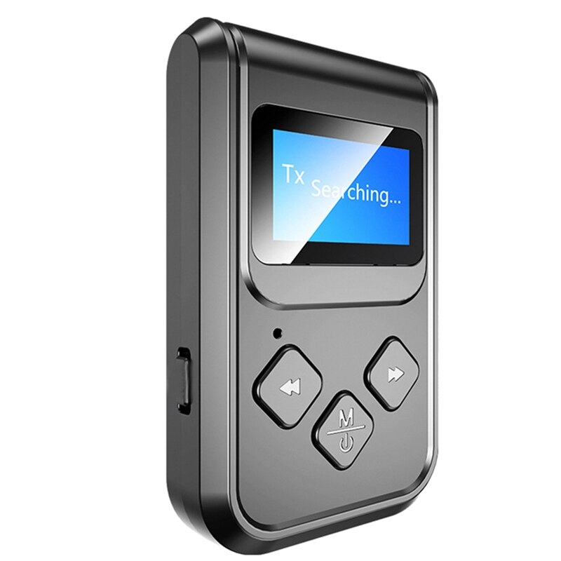 Bluetooth Adapter Led Scherm Draadloze Audio Bluetooth 5.0 Zender Ontvanger Voor Pc Tv Auto 3.5Mm Aux Muziek