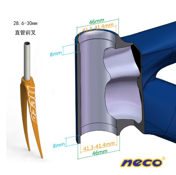 41/41.4/41.5/41.8/42mm for GIANT TCR UCC semi-integrated spacer headset half hidden top stem cap road bearing headsets