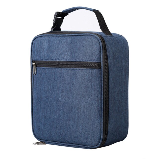 Pranzo al sacco portatile nuovo pranzo al sacco isolato termicamente borsa termica borsa Bento Pouch contenitore per la cena borse per la conservazione degli alimenti scolastici: Blue