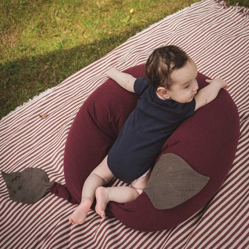 Baby Kussensloop Peuter Kids Bloem Gaas U Vorm Kussen Hoes Comfy Pasgeboren Verpleging Borstvoeding Kussen Cover