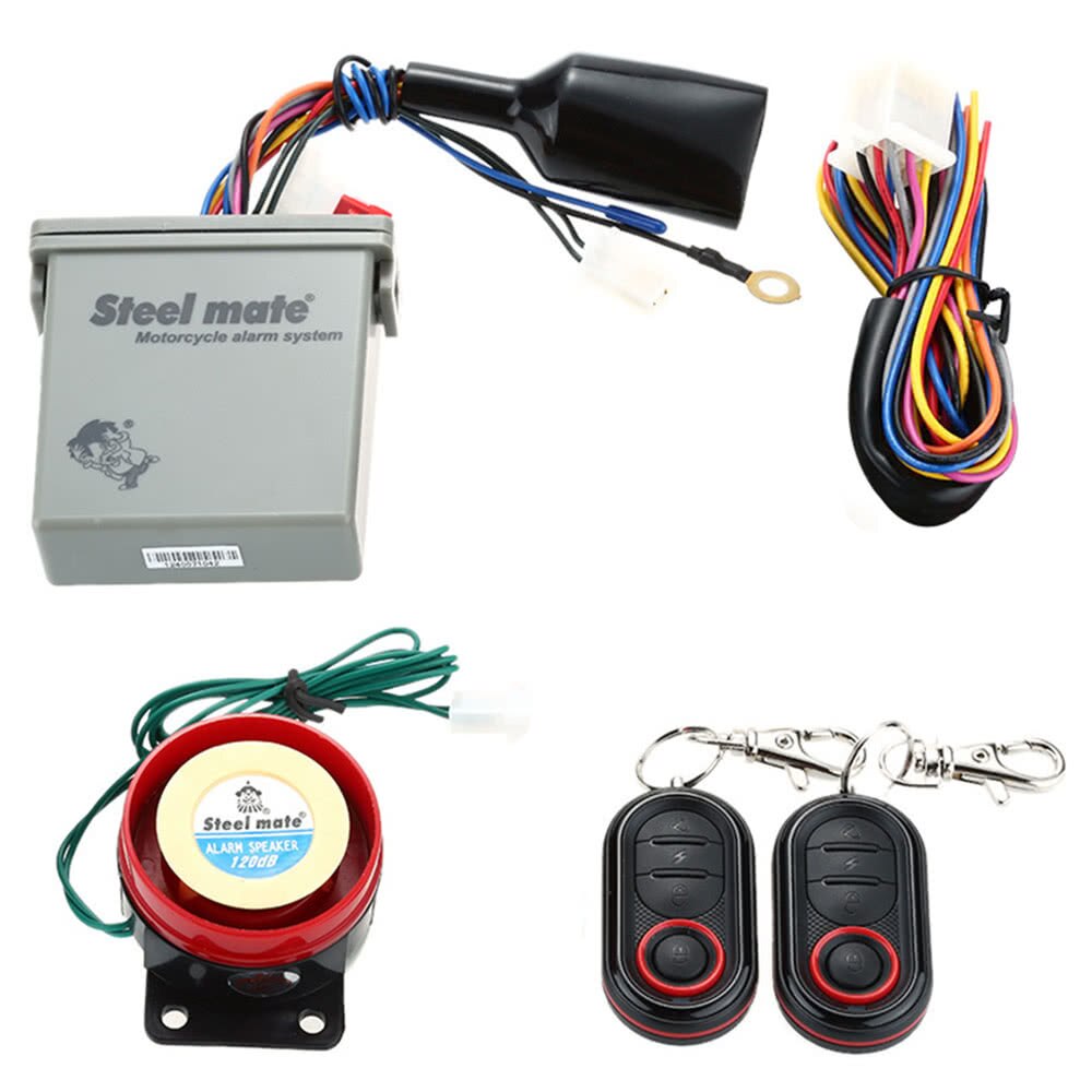 986e 1- veis motorsykkel alarmsystem ekstern motor start motorsykkel motor immobilisering med minisender