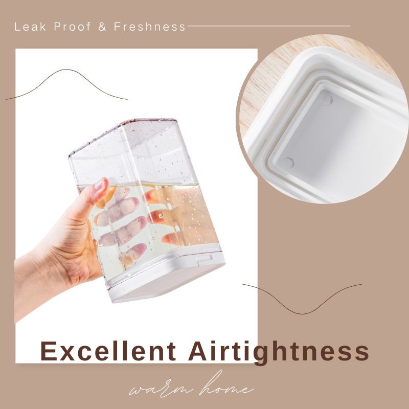 Plastic Storage Container,Sealed Container,kitchen Storage Jars for Grain,Cereal,Pasta,Noodles,Coffee Beans,Leak-proof