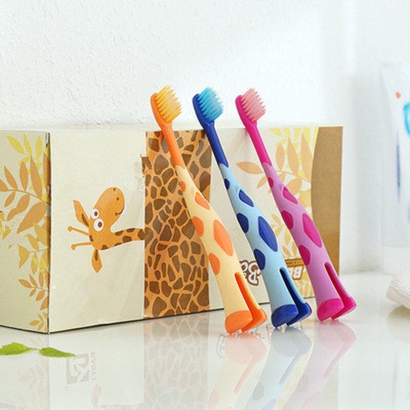 1PC Random Cute Care Cartoon Soft Teeth Toothbrush for 3 Years Old Children Toothbrush Kids