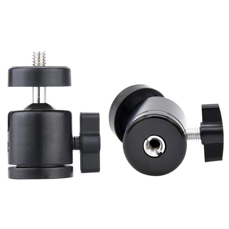 Universele Kleine Statief Balhoofd Met 1/4 &quot;3/8&quot; Adapter Voor DSLR Digitale Camera Draagbare Flexibele Camera Statief adapter